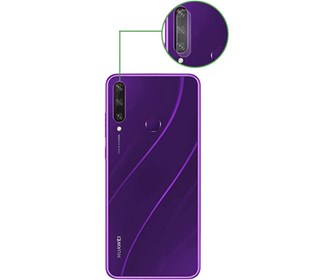 گلس محافظ لنز دوربین گوشی هواوی مناسب مدل Y6P Huawei phone camera lens protection glass suitable for Y6P