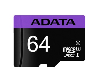 کارت حافظه اي ديتا مدل Premier MicroSDHC/SDXC UHS-I Class10 ظرفيت 64 گيگابايت ADATA Premier MicroSDHC/SDXC UHS-I Class10-64GB