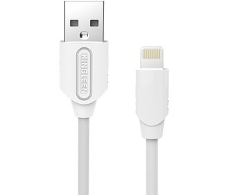 کابل تبدیل USB به لایتنینگ KINGLEEN مدل K201 طول ۱ متر USB to Lightning KINGLEEN cable model K201 1m