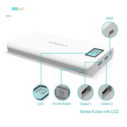  پاوربانک اورجینال روموس مدل Romoss LT20 ظرفیت 20000 میلی آمپر 