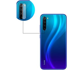 گلس محافظ لنز دوربین گوشی شیائومی مناسب مدل Redmi Note 8 Xiaomi phone camera lens protection glass suitable for Redmi Note 8