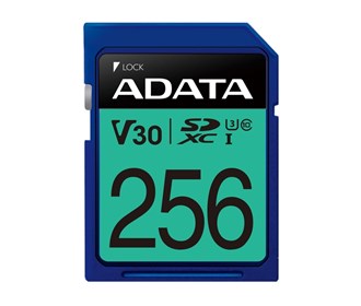 کارت حافظه اي ديتا مدل Premier Pro SDXC UHS-I U3 Class 10 (V30S) ظرفيت 256 گيگابايت ADATA Premier Pro SDXC UHS-I U3 Class 10 (V30S)-256GB