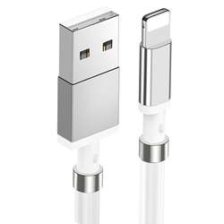 کابل مگنتی تبدیل USB به لایتنینگ مدل Supercalla طول 1.8 متر