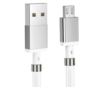 کابل مگنتی تبدیل USB به microUSB مدل Supercalla طول 1.8 متر Supercalla Magnetic USB to microUSB cable 1.8 meters