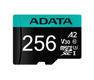 کارت حافظه اي ديتا مدل Premier Pro microSDXC/SDHC UHS-I U3 Class 10(V30S) ظرفيت 256 گيگابايت ADATA Premier Pro microSDXC/SDHC UHS-I U3 Class 10(V30S)-256GB