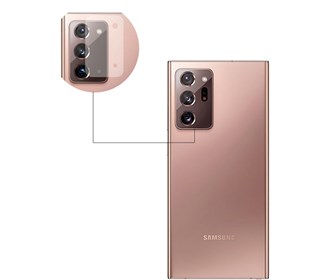 گلس محافظ لنز دوربین گوشی سامسونگ مناسب مدل Galaxy Note20 Ultra Samsung phone camera lens protection glass suitable for Galaxy Note20 Ultra